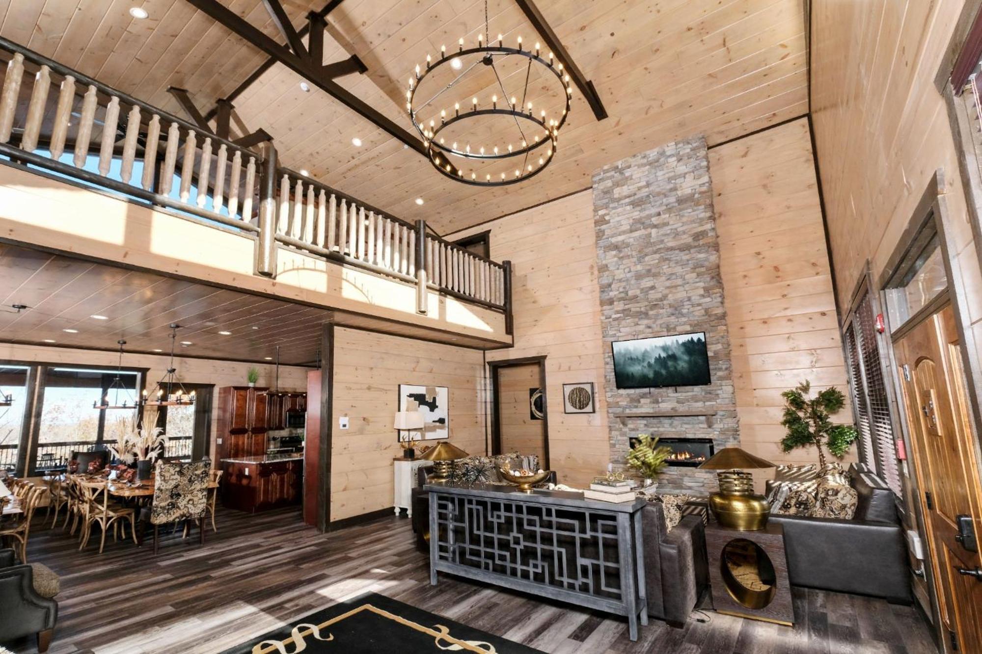 Villa Swim And Gym Mansion Pigeon Forge Esterno foto