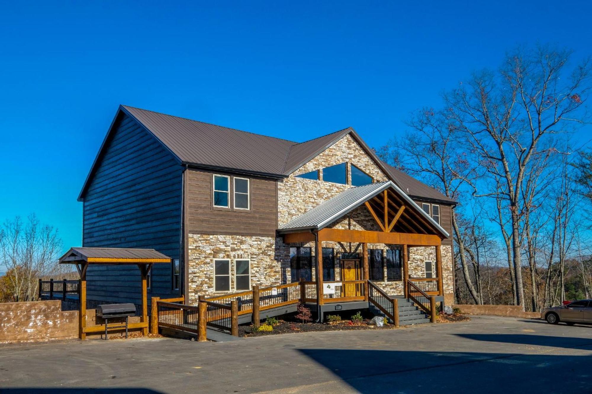 Villa Swim And Gym Mansion Pigeon Forge Esterno foto