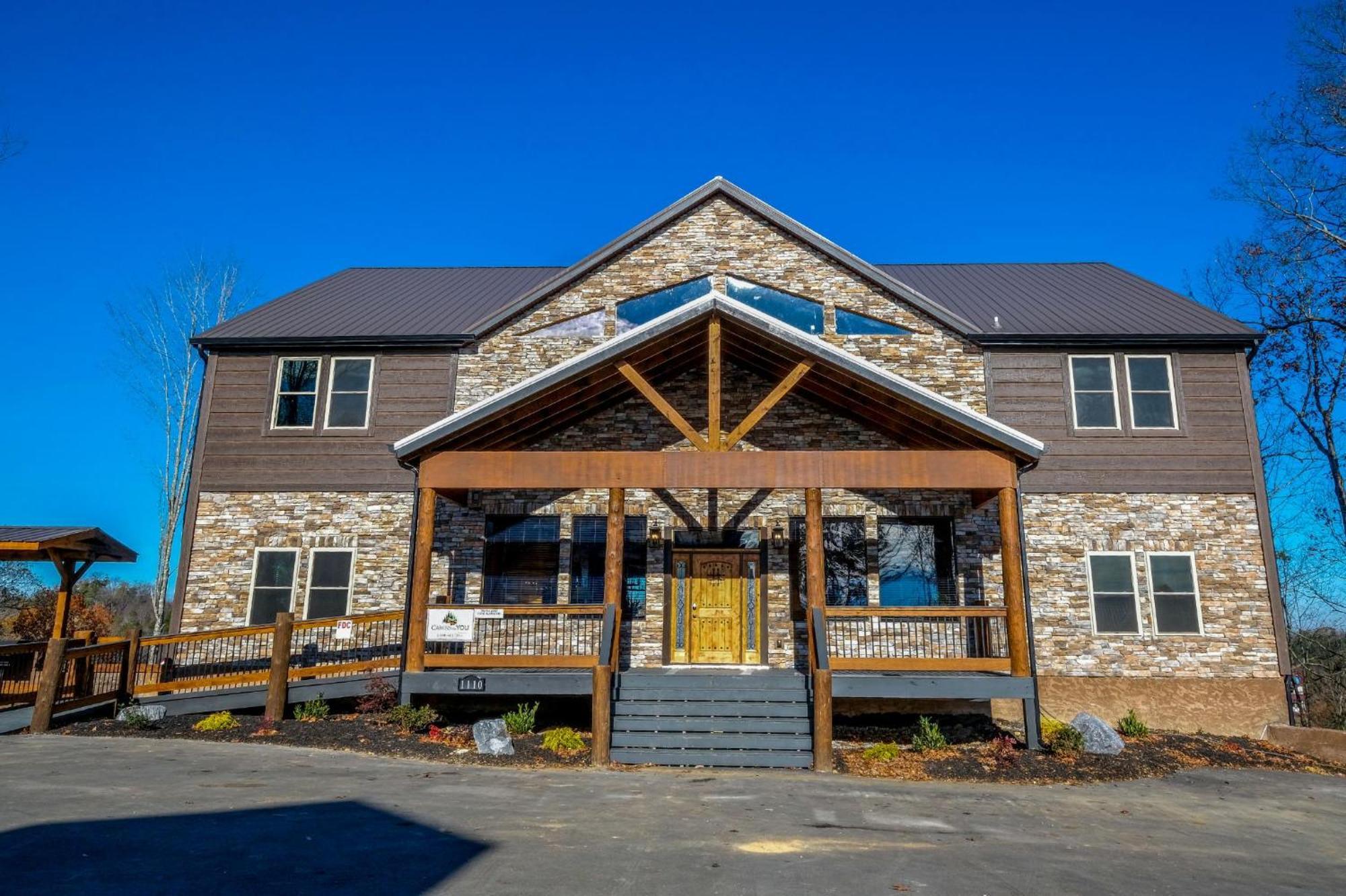 Villa Swim And Gym Mansion Pigeon Forge Esterno foto